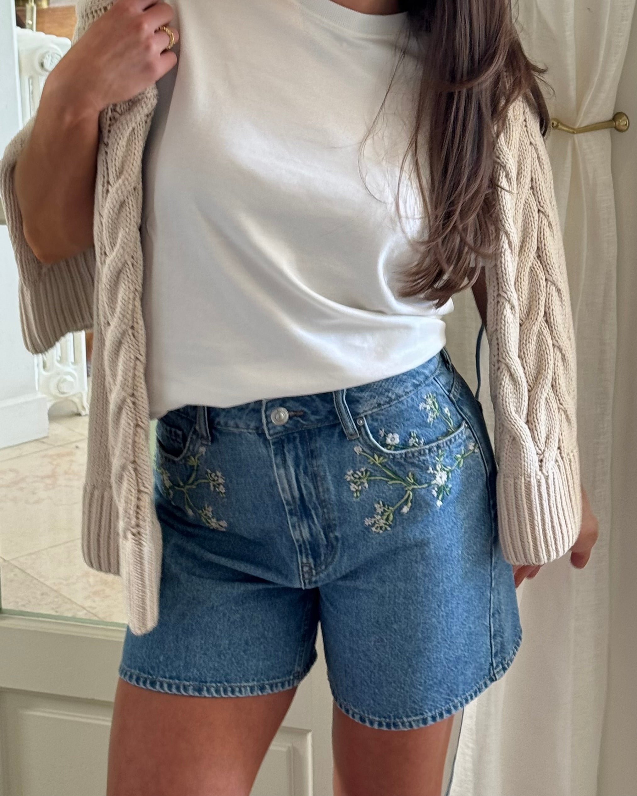 PCSKY Shorts - Medium Blue Denim